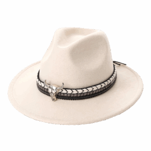 White Fedora Hat