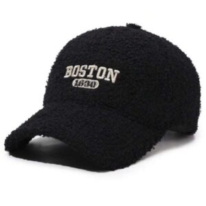 Retro Black Designed Hat BOSTON 1630