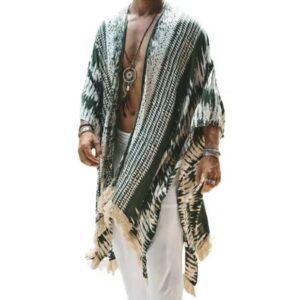 Boho-Chic Unisex Kimono – Free Spirit Style with Natural Presence