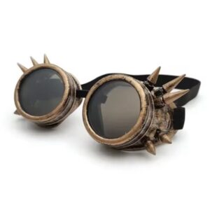 Steampunk Desert Goggles with Rivets – Post-Apocalyptic Look