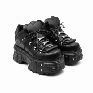 Black Platform Shoes in Urban Design – Thick Sole and Powerful Look | Sizes 38–39