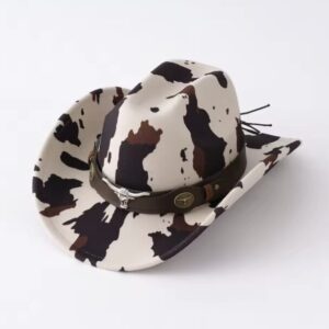 Cowboy Hat in Cow Design – Wild West Style with a Unique Touch