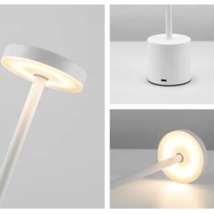 Modern LED Table Lamp – Minimalist Design with 3 Light Modes (White, Soft Warm & Warm Light)