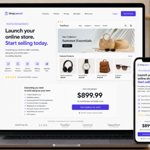 1 Year - Create online store for $899.99 + Control panel within 24 hours