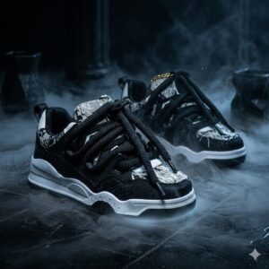 Midnight Lace & Rope Streetwear Sneakers SIZE 43